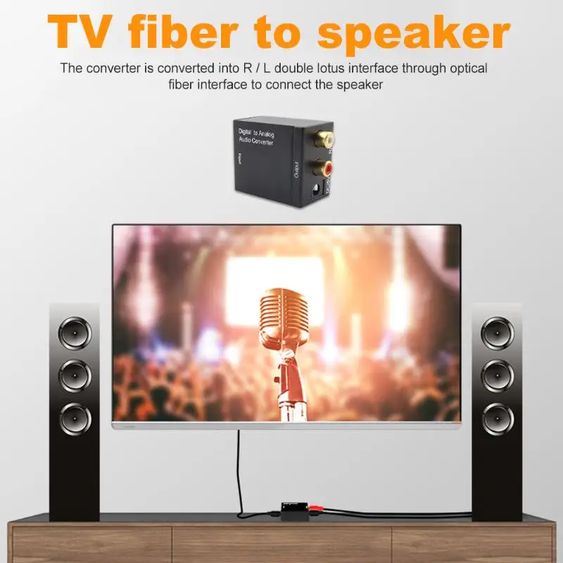 Цифровой оптический Toslink SPDIF коаксиальный декодер в аналоговый двухчиповый