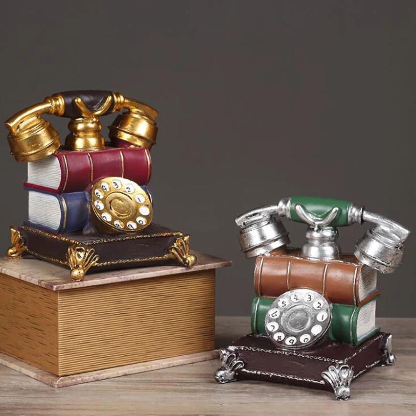 Винтаж модели телефона смолы фальшивого книги телефон украшения Творческий дом