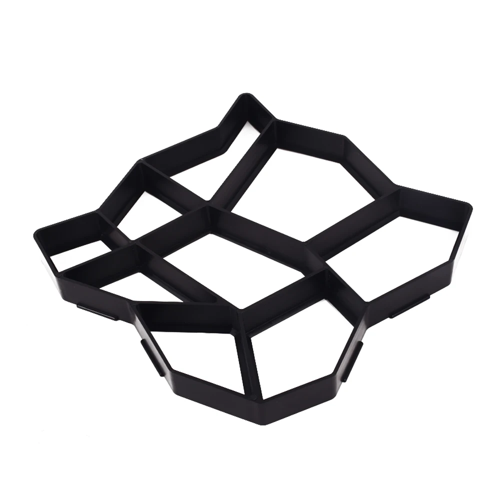 Форма для вымощения черного тротуара цементная форма бетонная 36х36 неровная