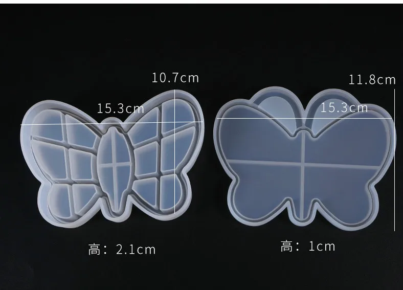 Коробка для безделушек силиконовая форма бабочек медведей поднос посуды