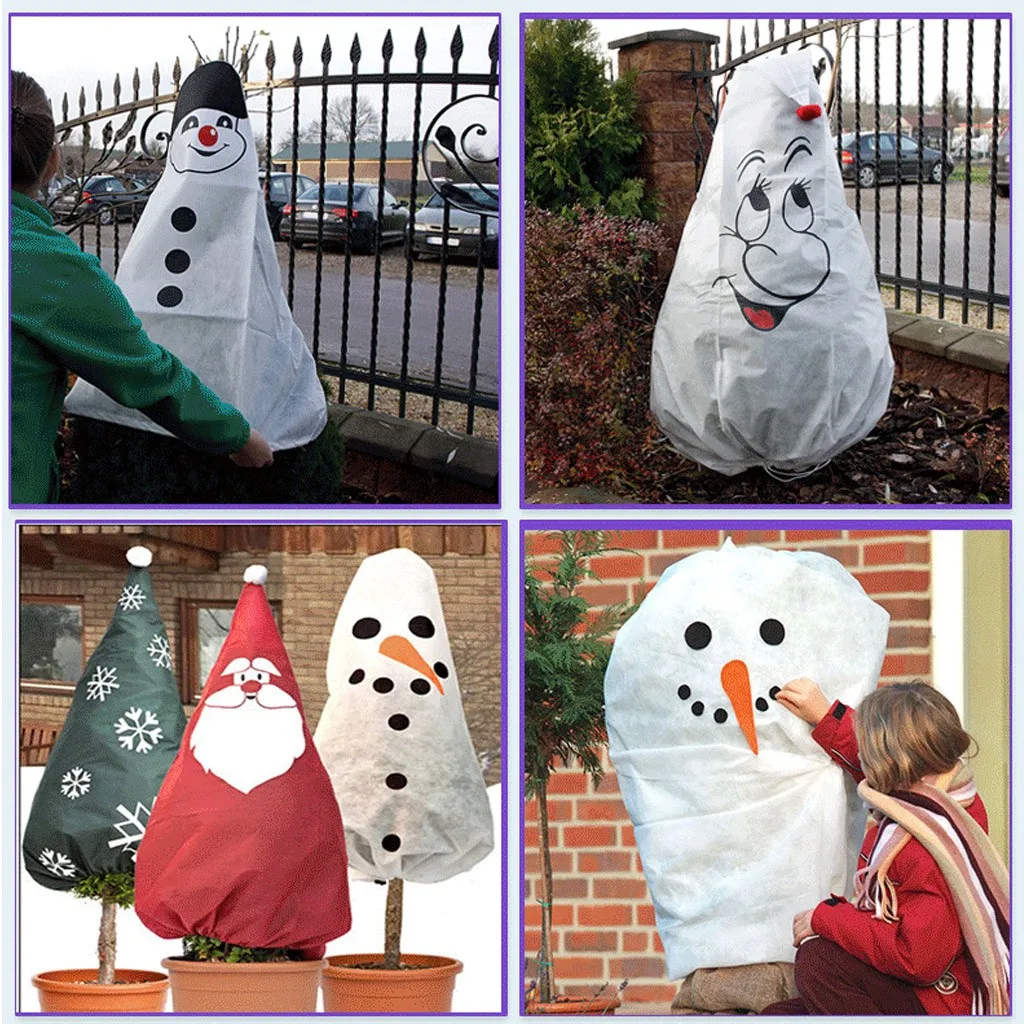 Зимние теплые чехол с рождественской елкой Одеяло завод чехлы для защиты от