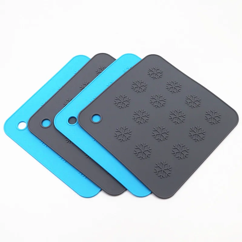 Пятнистый пищевой силиконовый изоляционный коврик многофункциональный