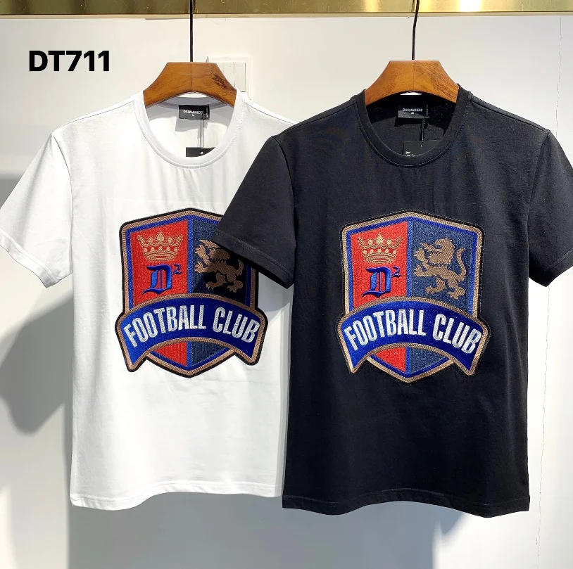 

2020 Dsquared2 Logo shirt dsq2 T-shirt Men Fashion Cotton Casual Short Sleeve T-shirt Round Neck Clothing
