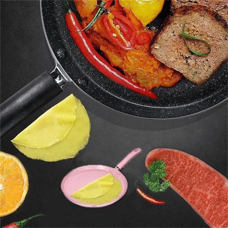 Антипригарным сковороде Алюминий Сковорода Из Сплава Блин Яйцо стейк сковорода