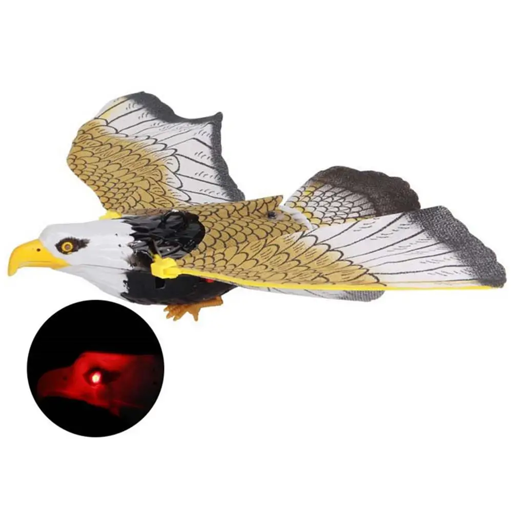 

Electronic Flying Eagle Sling Hovering Bird Model with LED Sound Kids Toy Gift New