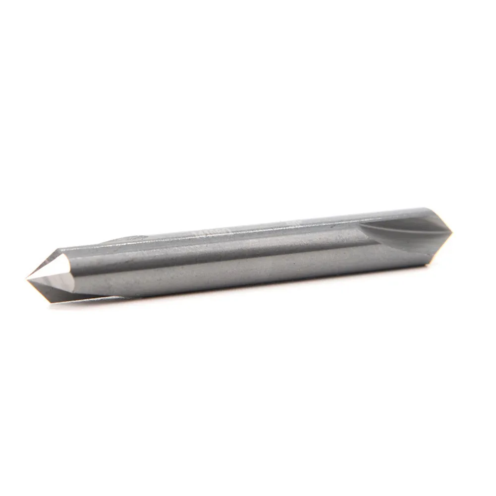 

60°/90° Double Ended Router Bit V Groove Solid Carbide 1/4'' Shank Milling Cutter For Engrave Groove Power Tool Accessory