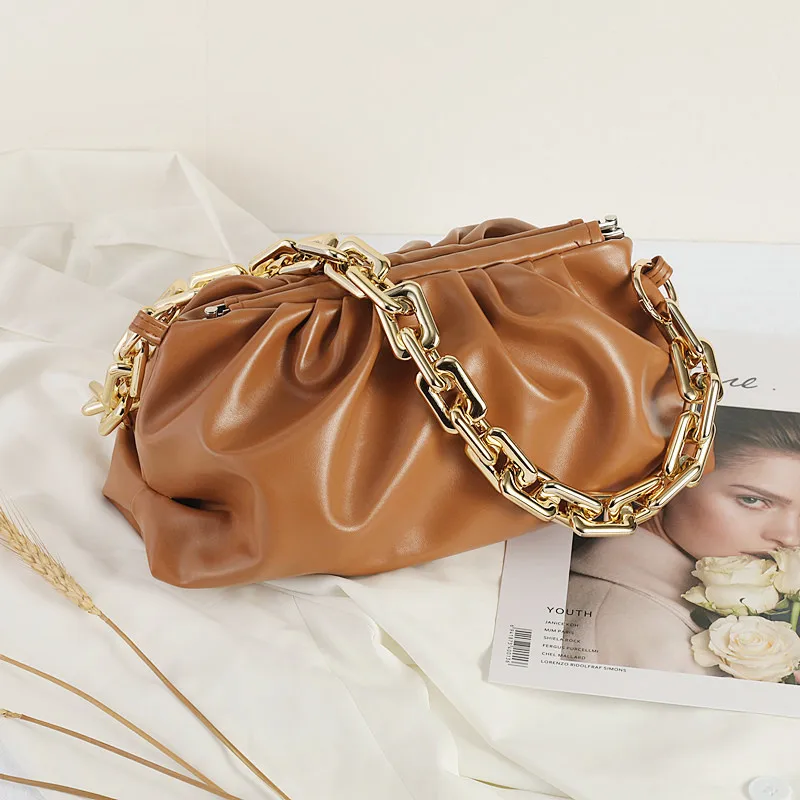 

Fashion Hand Bag Women Cloud Handbag White Black Purple Shoulder Bags