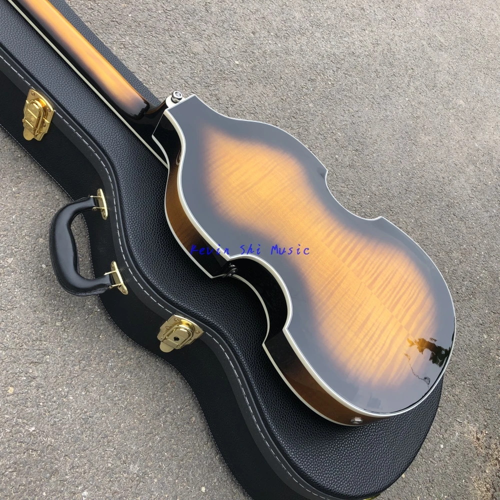 Новинка 2020 lefty Hofner Современная серия басов леворукий HCT-500/1-SB бас BB2 3 шт. шейный