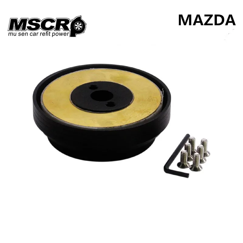 Гоночный алюминиевый черный руль Boss Kit адаптер ступицы для Honda Acura Mazda Mitsubishi Nissan