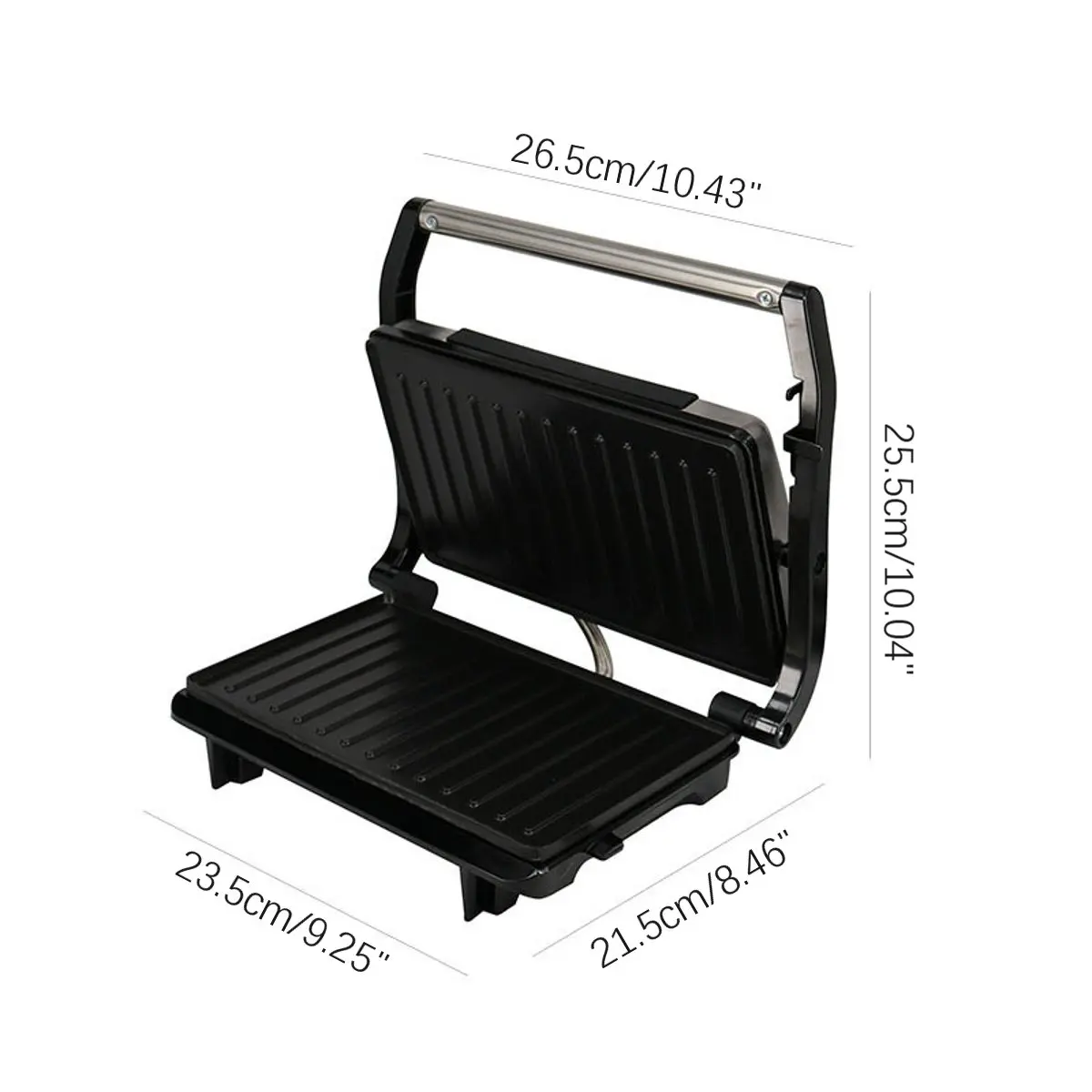 

750W Electric Sandwich Steak Maker Dual Toast Grill Pan Non Stick Waffle Toaster Cake Breakfast Machine Kitchen Tools 220V-240V