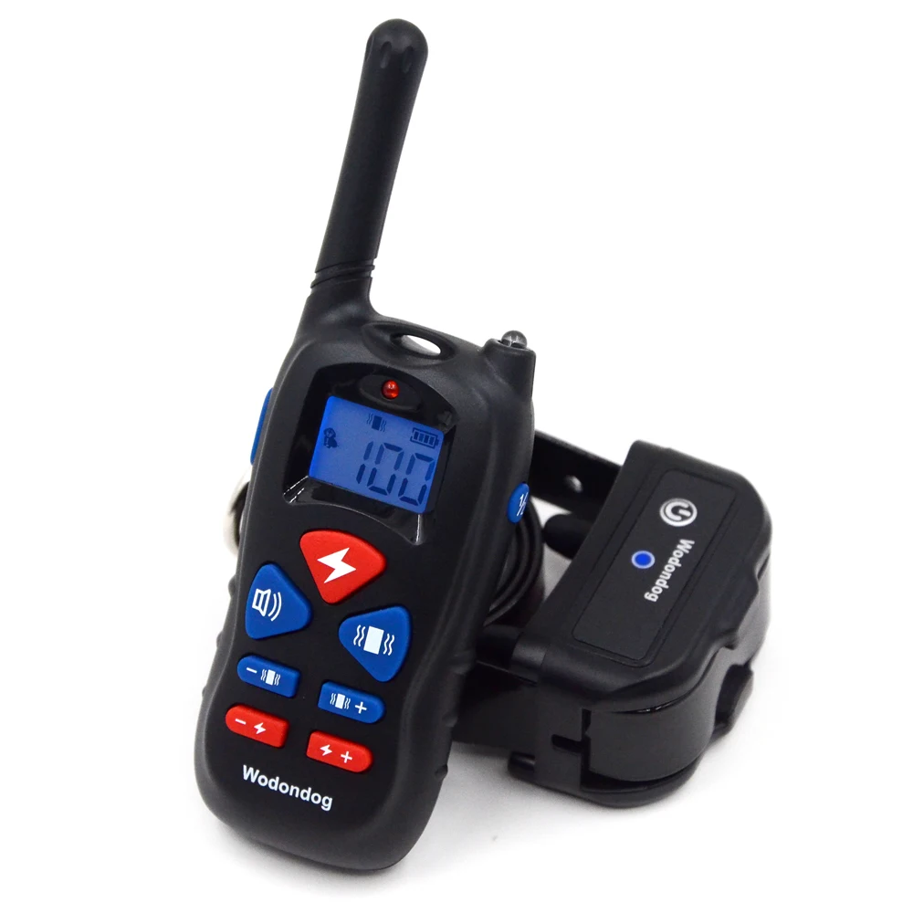 Electronic dog training collar remote rechargeable waterproof pet training collar for dogs vibration sound electric shock collar