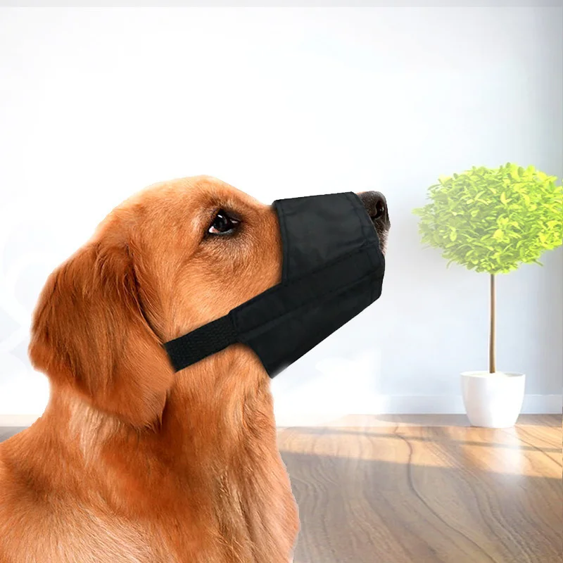 Pet Регулируемая Маска намордник против лая укусов Soft Mouth морда Уход за лошадьми