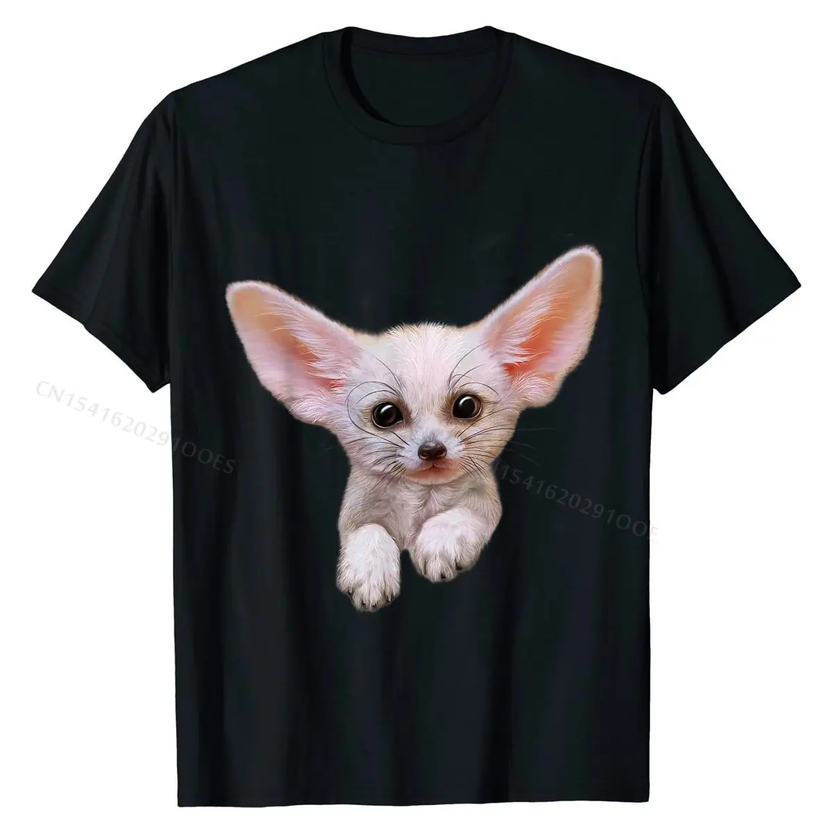 

Cute Fennec Fox Cub T-Shirt Cheap Men's T Shirts Casual Tops Tees Cotton Cool