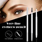 Hig натуральная форма ультратонкий двойной карандаш для бровей водостойкий долговечный 5 цветов карандаш для макияжа бровей