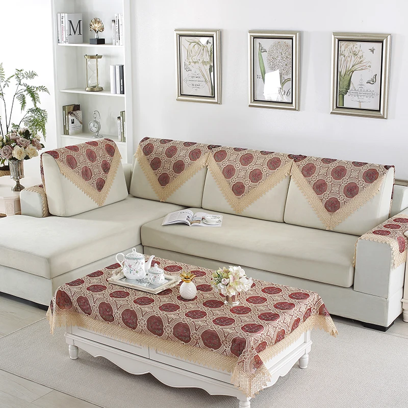 Скатерть цвет красного вина с вышивкой кружевная столовая скатерть крышки Чехлы