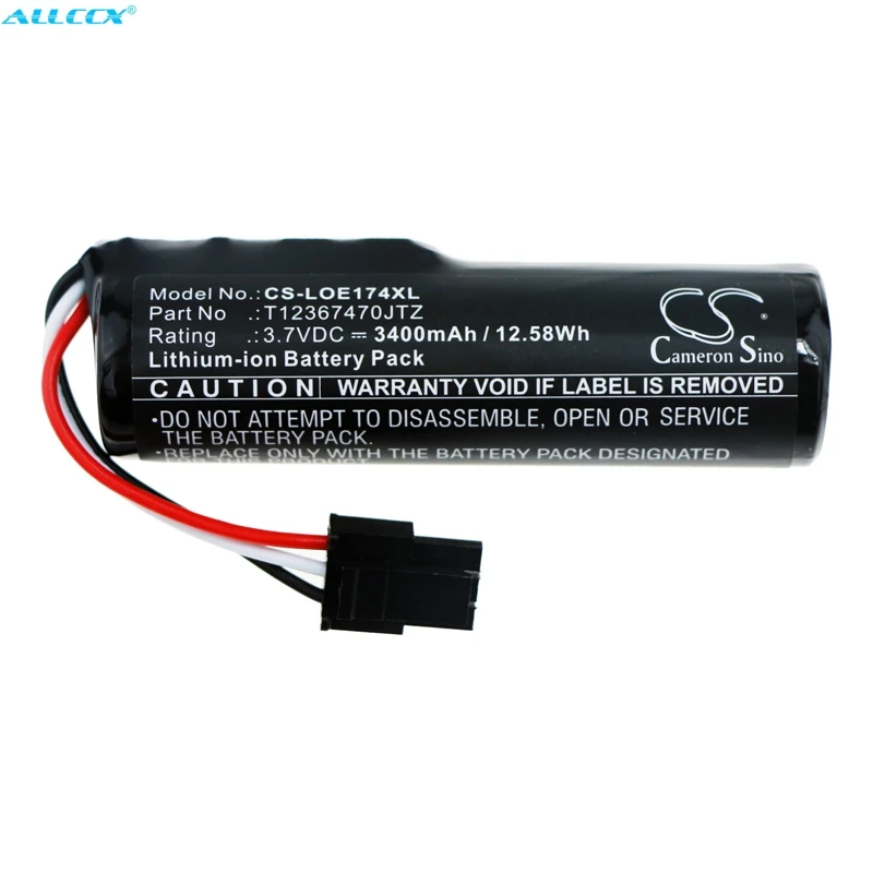 Аккумулятор Cameron Sino T12367470JTZ на 3400 мА · ч для Logitech 1749LZ0PSAS8 884 000741 984 000967 максимальный