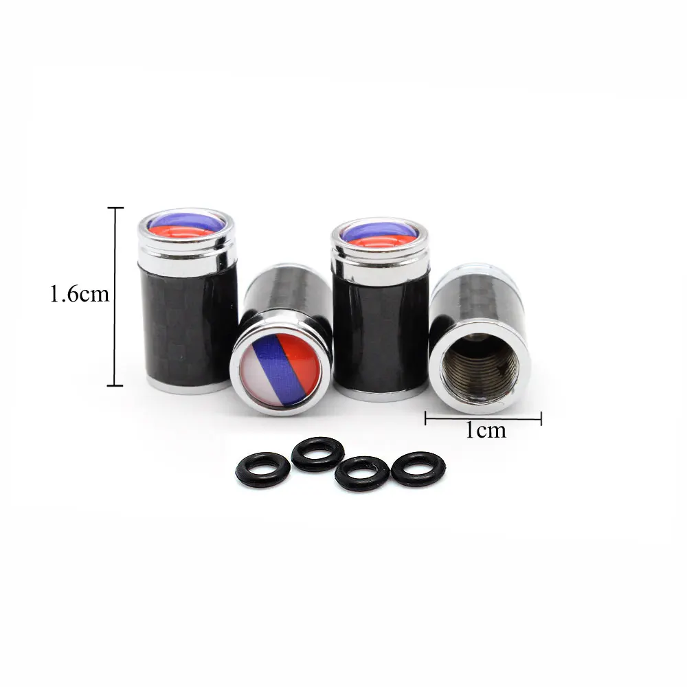 DSYCAR 4 шт./компл. автомобильные медные Углеродные волокна шины клапан Стебли