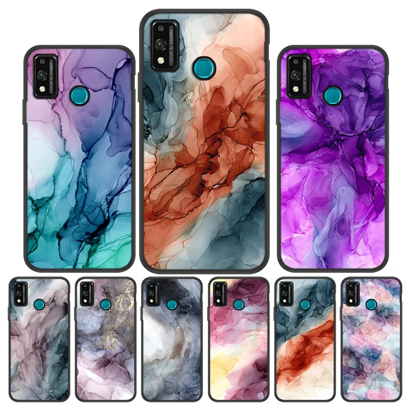

Marble Silicone Case For Honor 10i 10 Lite Case Covers For Huawei Honor10i 10X Lite 20 8X 9X 30 Pro Plus 30S 9A 9 Cases Bumper