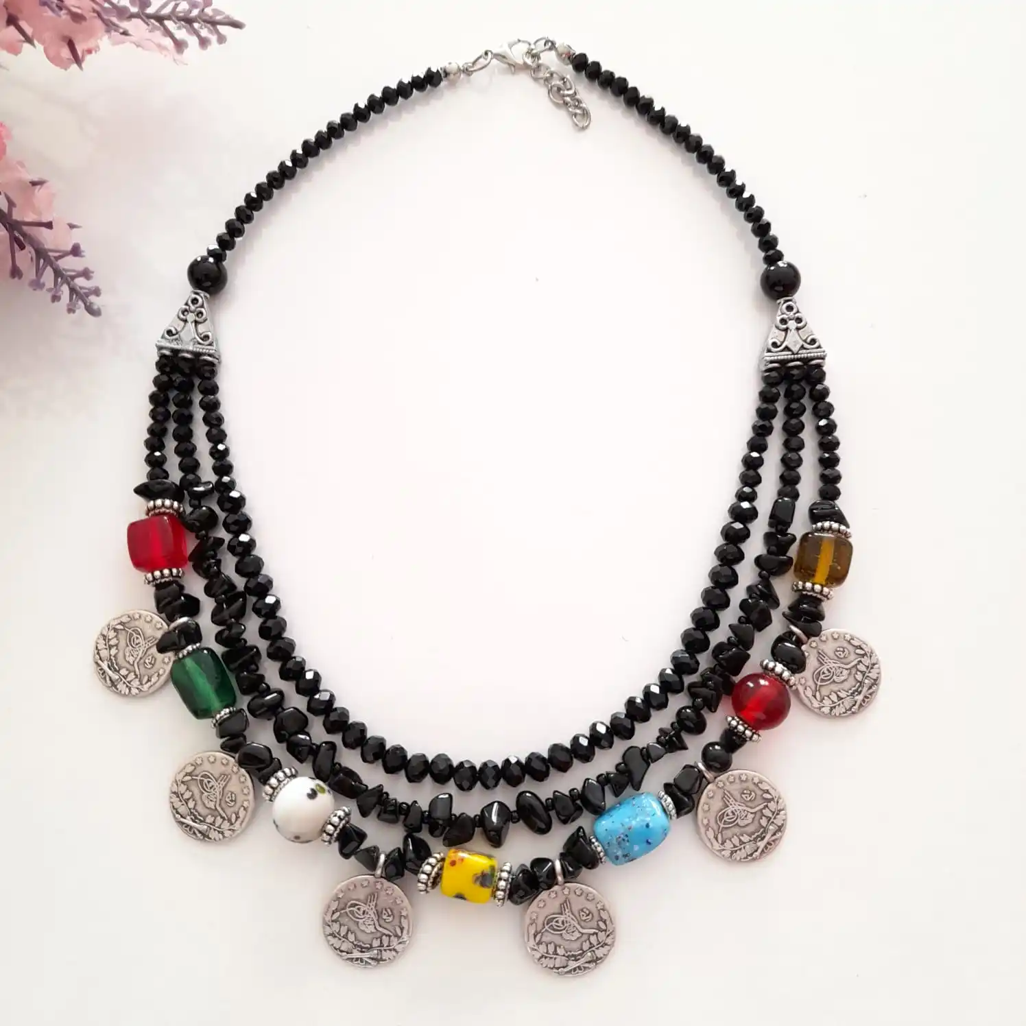 

Goodtime Ottoman Tugra Necklace Women Handmade Jewelry