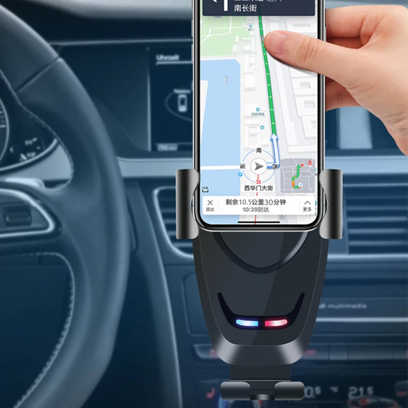 Автомобильный держатель беспроводного зарядного устройства для iPhone 11 Pro Xs Max XR X