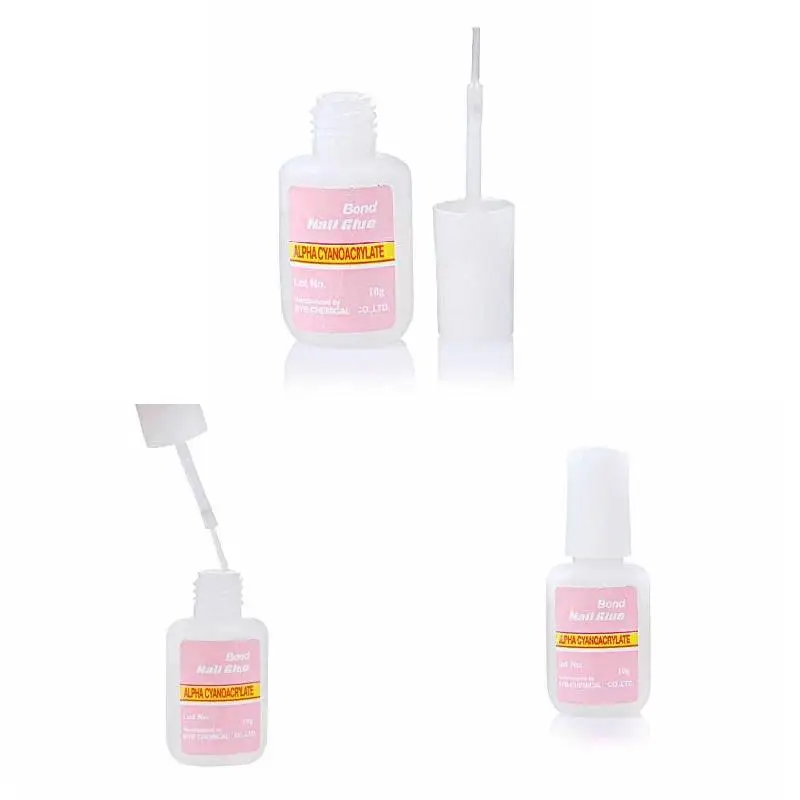 

Nail Glue DIY Art Portable Long Lasting Non-toxic Manicure Accessories Tool with Brush