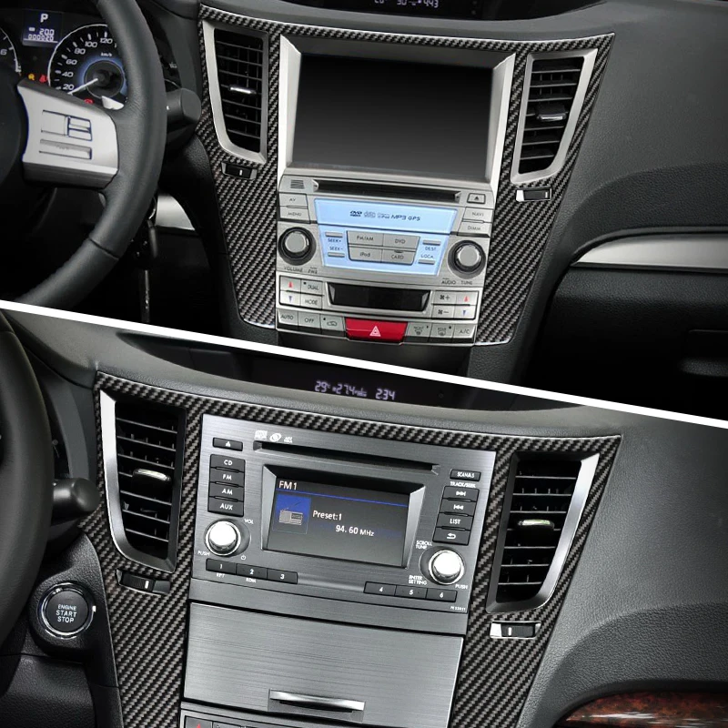 Наклейки для стайлинга автомобиля из углеродного волокна subaru outback Legacy B4