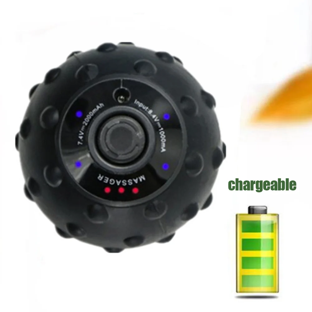 4 Скорость высокой интенсивности Вибрационный Массажный мяч для Фитнес Йога