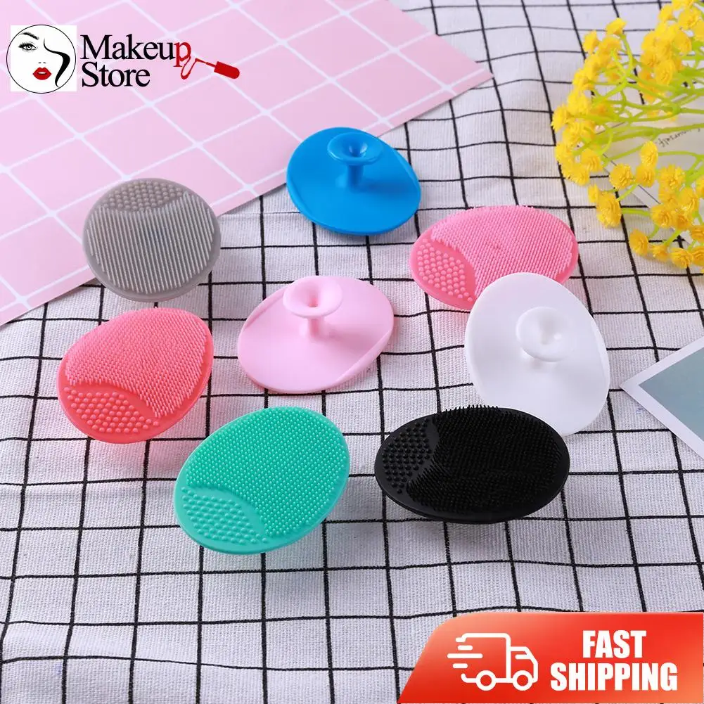 

Silicone Wash Brushes Pad Blackhead Face Exfoliating Cleansing Brushes Facial Skin Care Beauty Makeup Tools