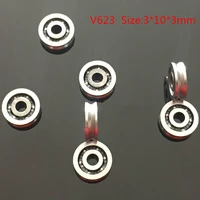 3d printer parts v623 groove bearings for pressing filament against drive gear size3x10x3mm