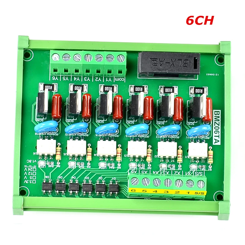4-24 канала оптрон изолированный микрокомпьютер IO один чип ПЛК Плата усилителя
