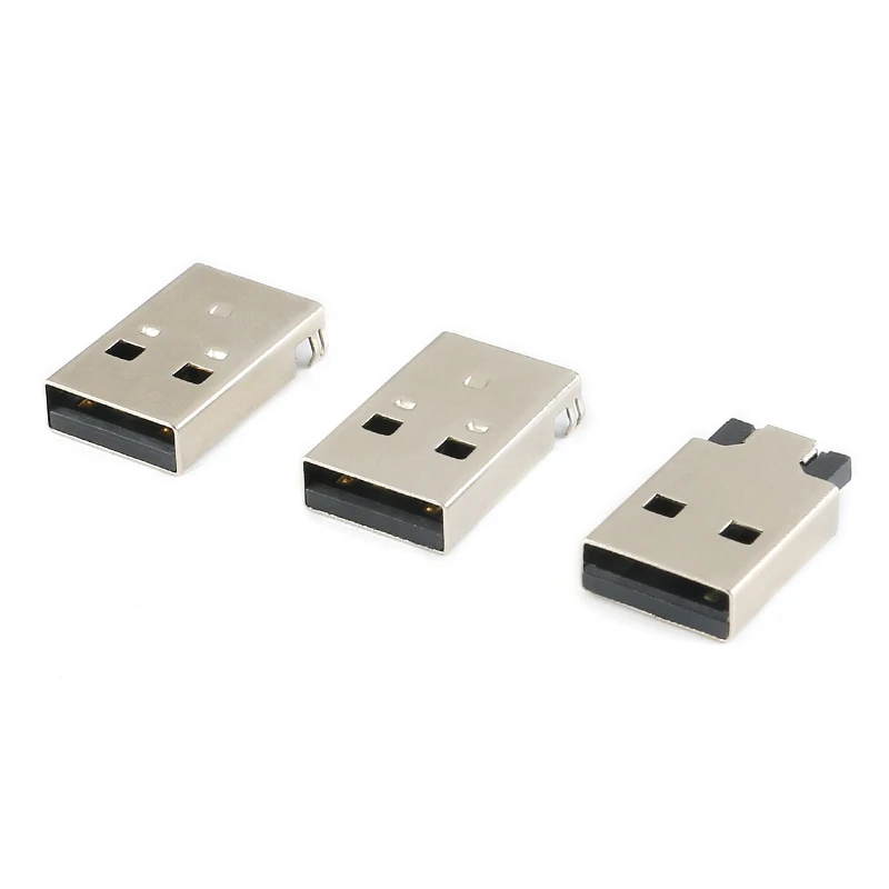 10 шт./лот USB 2 0 разъем типа A 4-контактный AM для пайки 5 SMT кабель | Обустройство дома