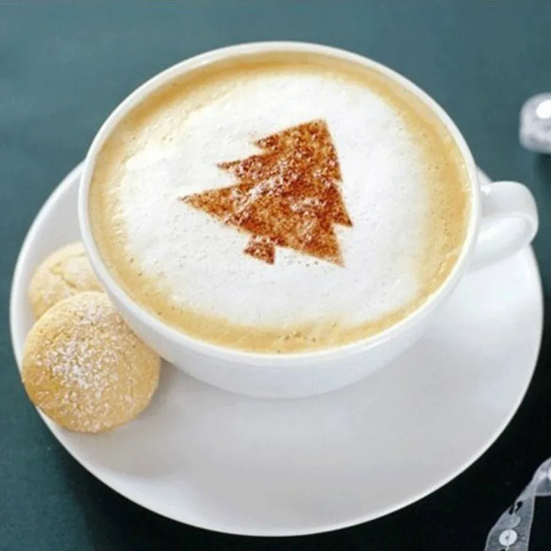 Новинка 2020 16 шт. форма для рисования кофе необычная печатная модель распыления