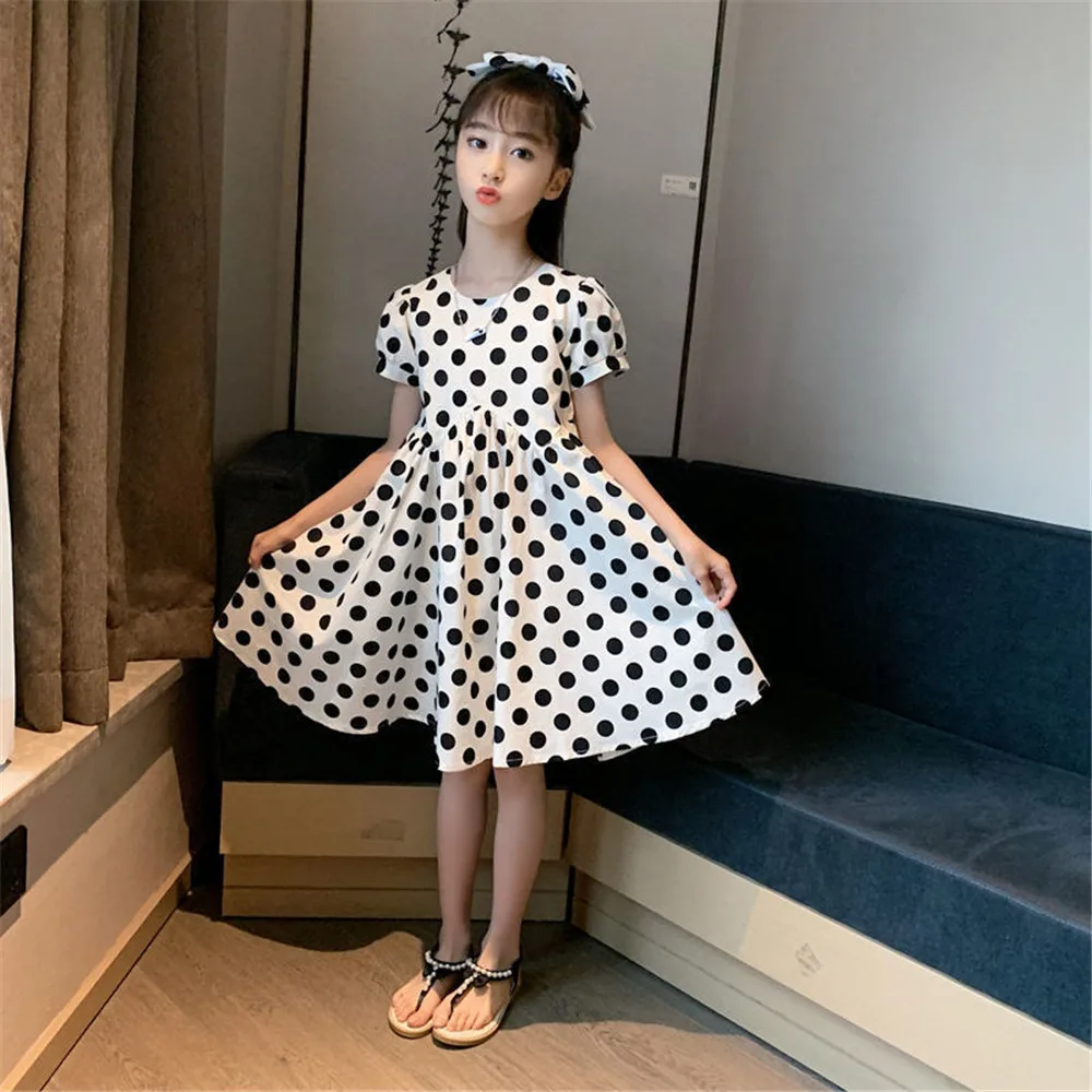 

Summer Dress Children Dresses Prom Dress Dots Girl Dress Wedding Dress Light Dresses White Beach Dress Casual Princess Dress Kid