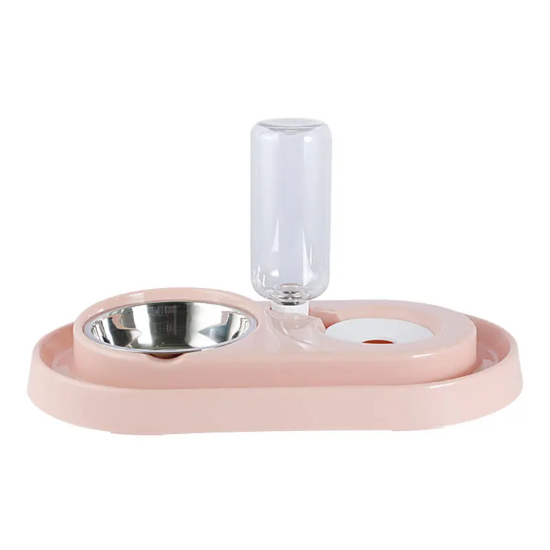 1 шт. из нержавеющей стали подача воды двойного назначения Миска пластиковая