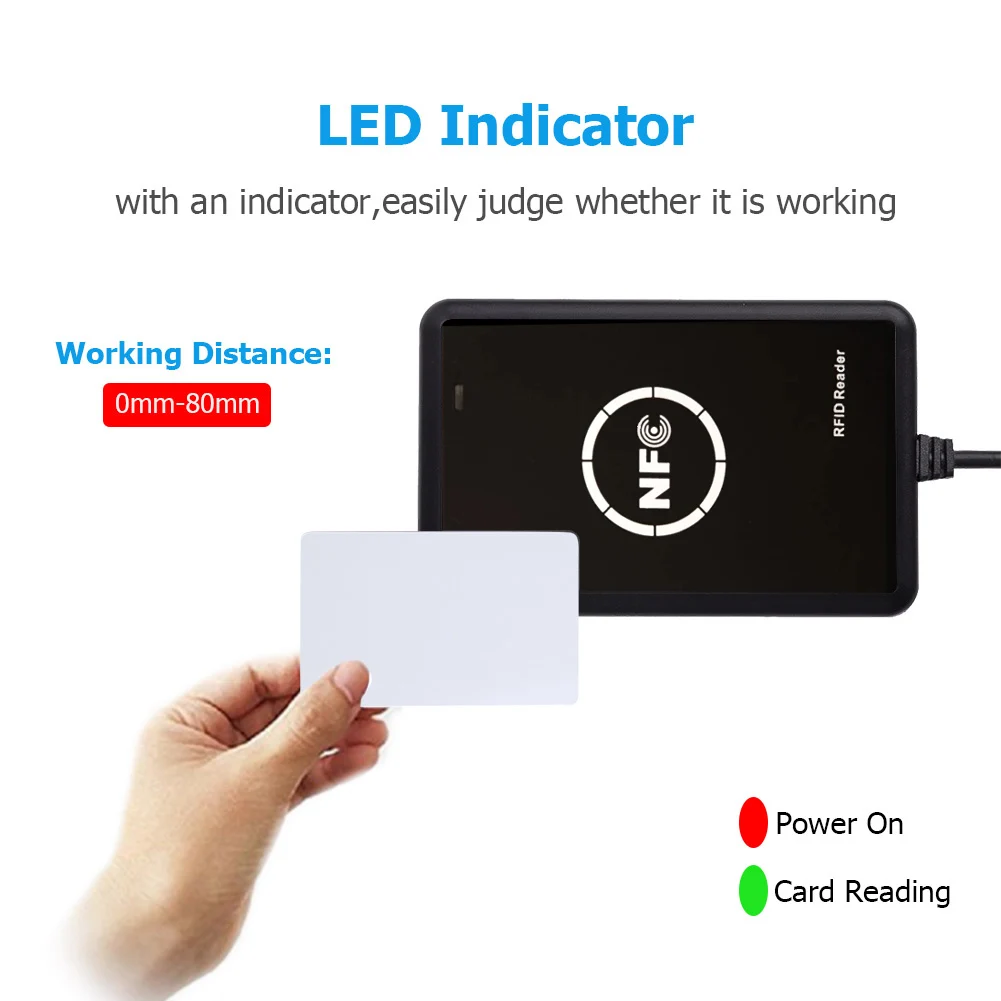 

Флэш-картридер с идентификацией ID IC RFID 13,56 МГц 125 кГц