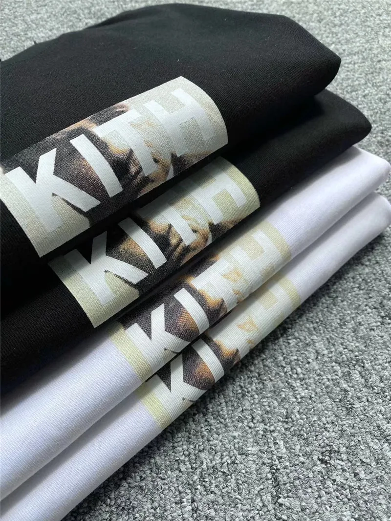 2022ss KITH Godfather T Shirt Men Women 1:1 High Quality Top Tees Hip-Hop Skateboard KITH T-shirt images - 6