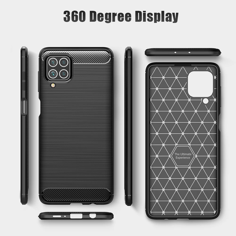 

UFlaxe Soft Cellphone Case for Samsung Galaxy M02 M02S M12 M62 Shockproof anti-knock ultra-thin Casing Cover LS