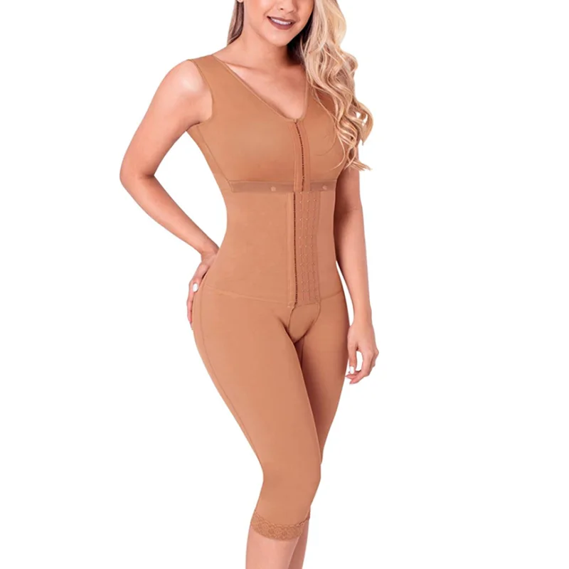 Female Liposuction Compression Body Shaper Slimming Sheath Woman Flat Belly Reductive Girdle Fajas Colombianas