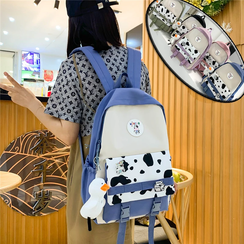 

New Fashion Student School Bags Laptop Bag Waterproof Nylon рюкзак женский High Capacity Mochila Femenina Kawaii Backpack Women