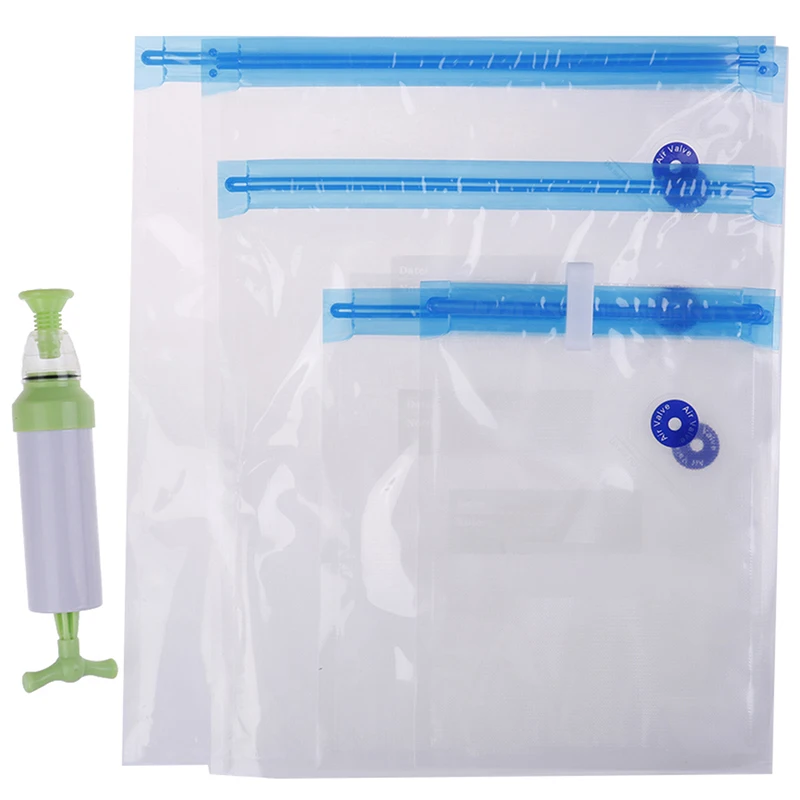 5pcs Vacuum bags Sealer For Food Storage Reusable Packages Kitchen Organizer | Дом и сад