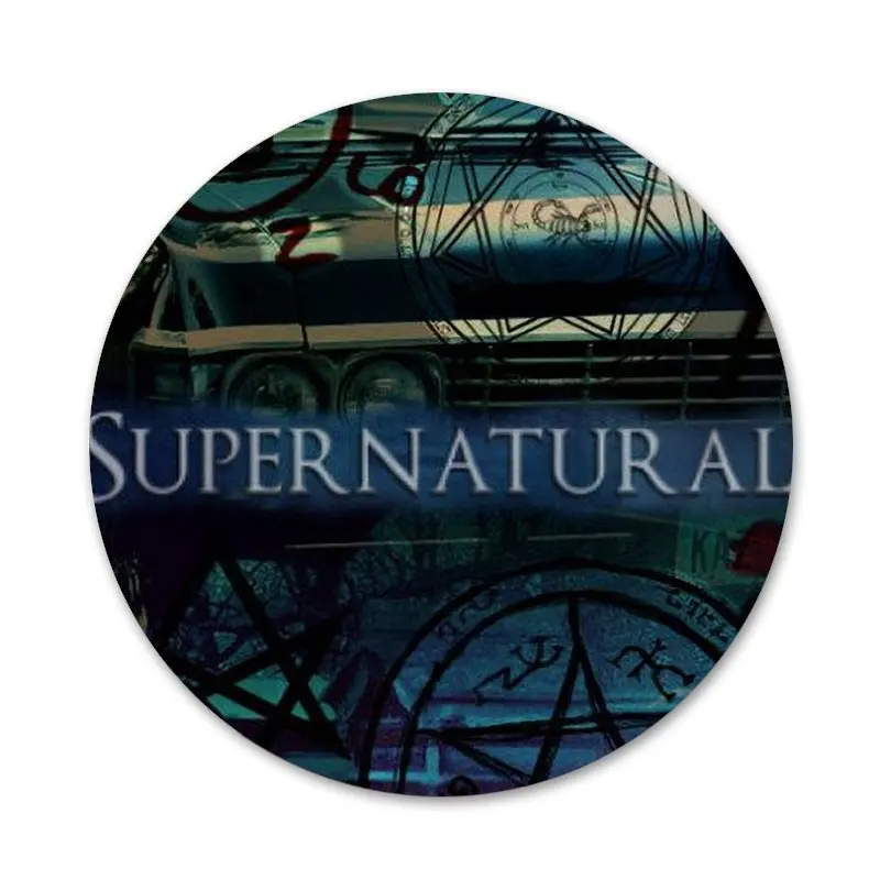 58 мм Сверхъестественное SPN Дин и Сэм значок брошь заколка аксессуары для одежды