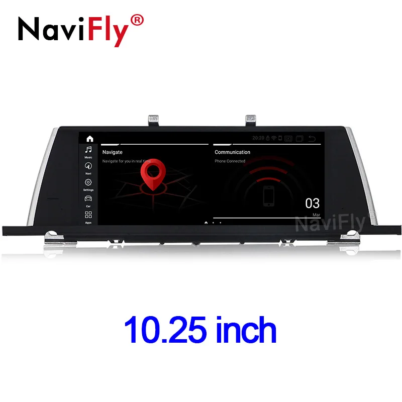 NaviFly 10 25 &quot12 3" Carplay Android 0 автомобильный gps-навигация dvd-плеер для BMW 5 серии GT F07