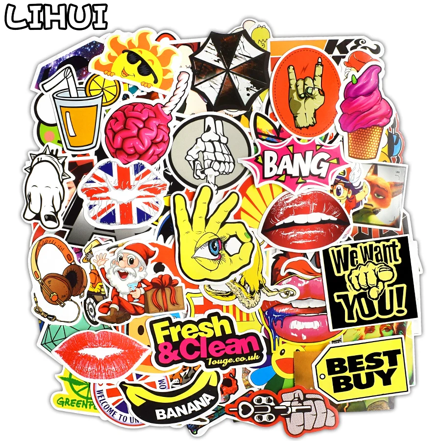 Наклейки граффити бренда Tide 200 шт. игрушки сделай сам наклейки на ноутбук телефон