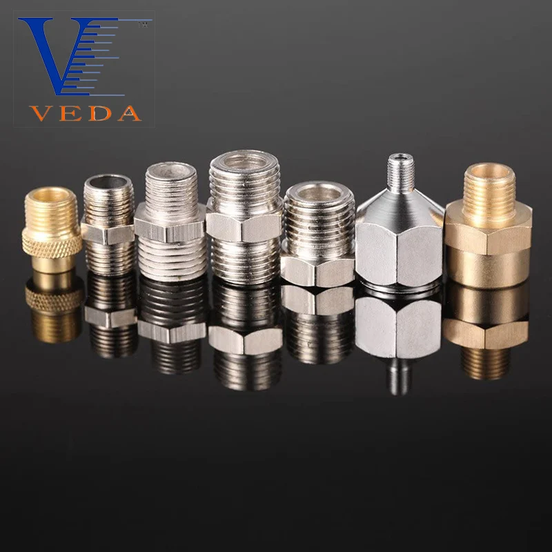 Комплект адаптеров для аэрографа комплект коннекторов компрессора и шланга