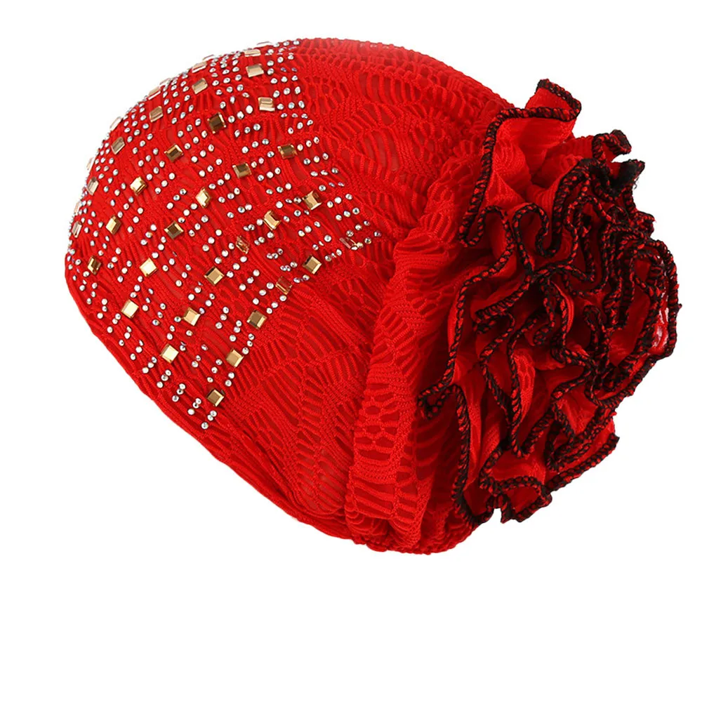 Женская мусульманская шапка с цветочным орнаментом кепка Кепка для хиджаба