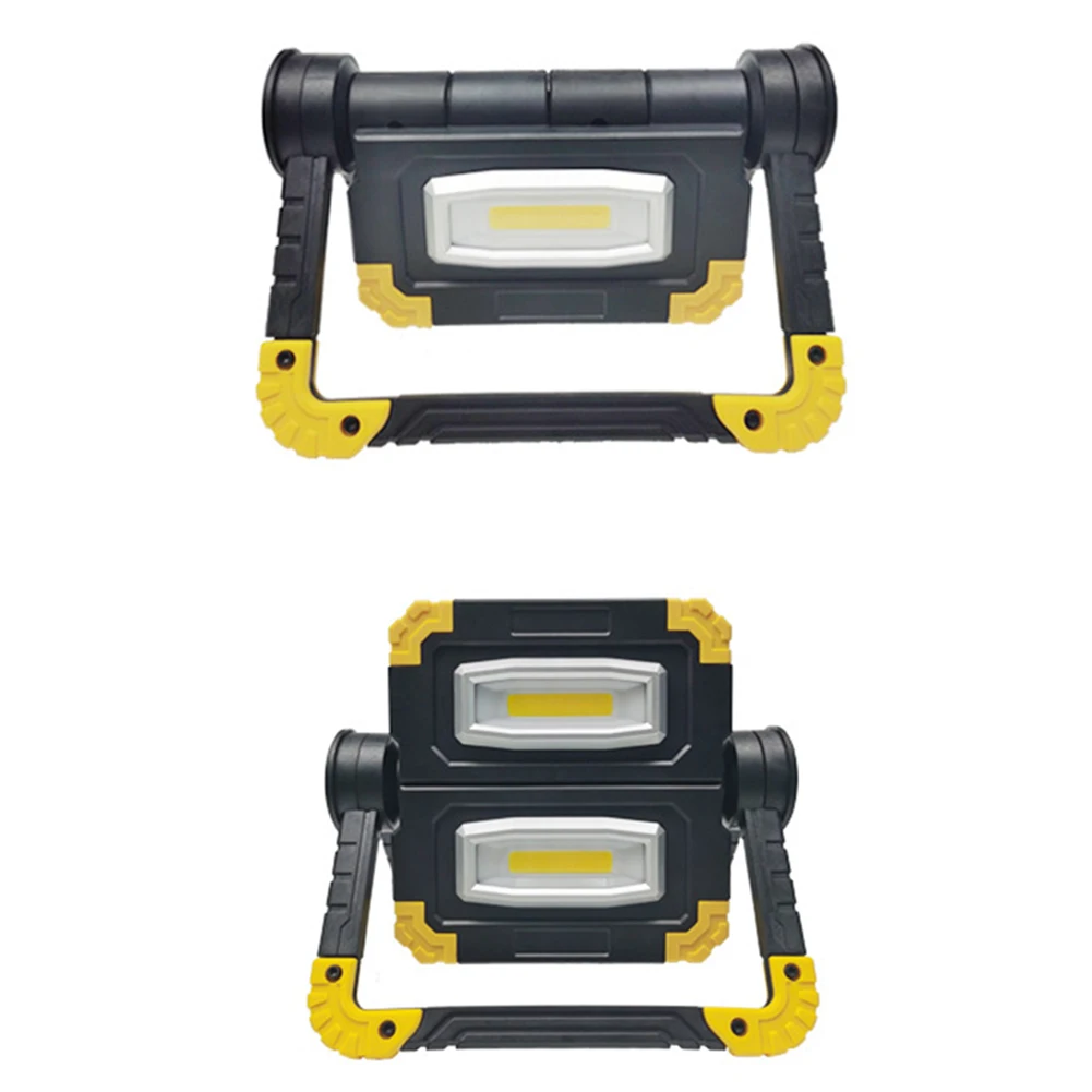 

150W USB Charging Work Light 4000lm Folding Rotary Outdoor Portable Double Head COB Anti-fall Flood Light Searchlight Campe