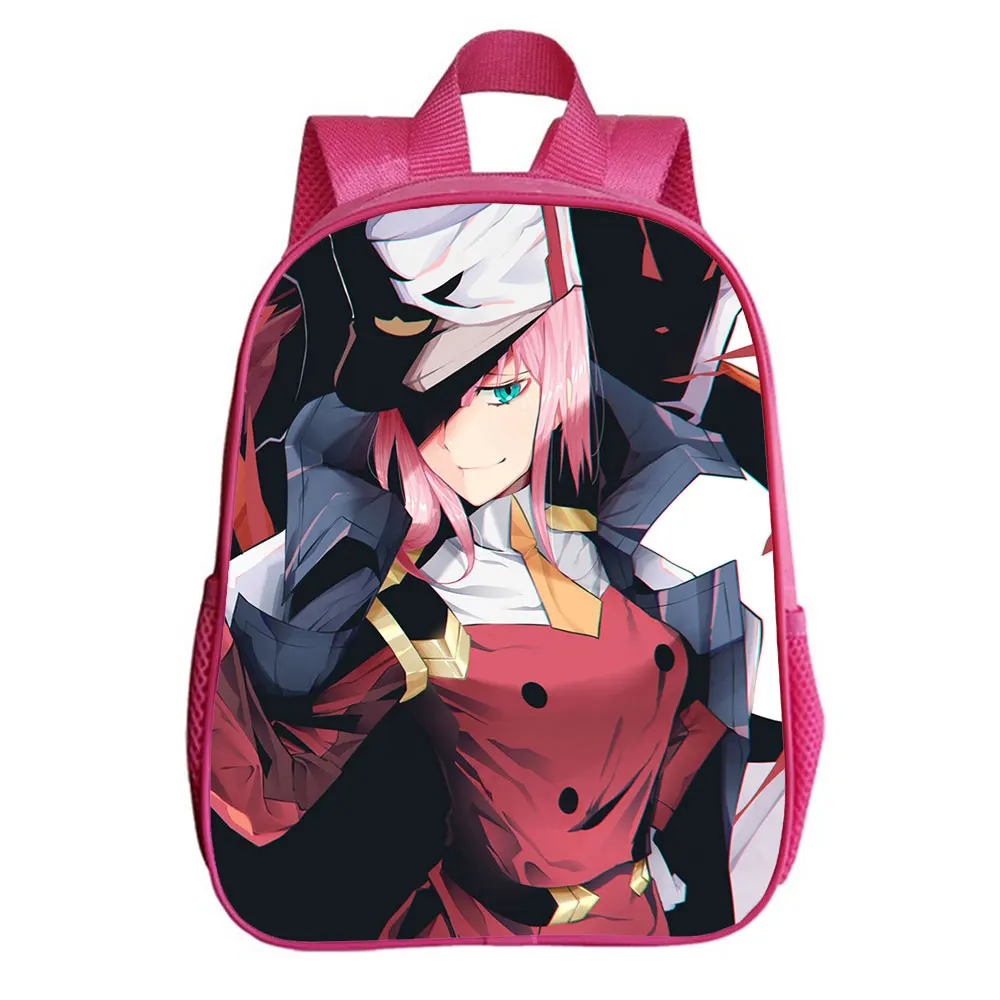 

12 Inches Backpack DARLING In The FRANXX School Bag Anime Laptop Unisex Travel Backpack Shoulder Bag Girl.Support Custom