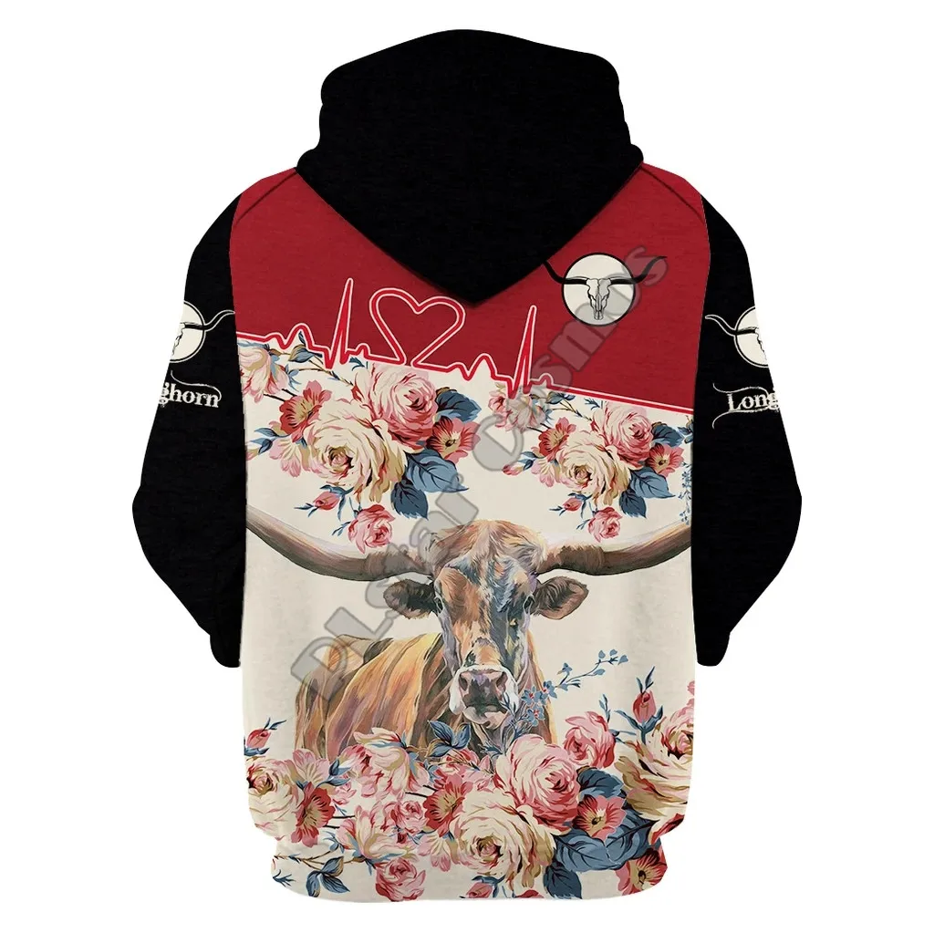 

Red Angus Flower 3D Hoodies Printed Pullover Men For Women Funny Sweatshirts Christmas Sweater Drop Shipping