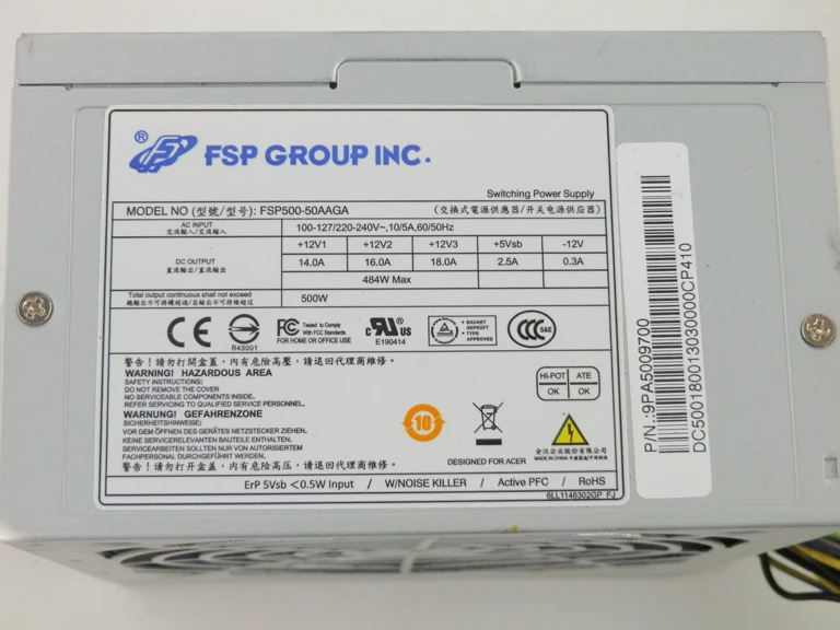 Для acer 12 pin + 4 с графикой блок питания FSP500 50AAGA 50AGPAA|Блоки для компьютеров| |