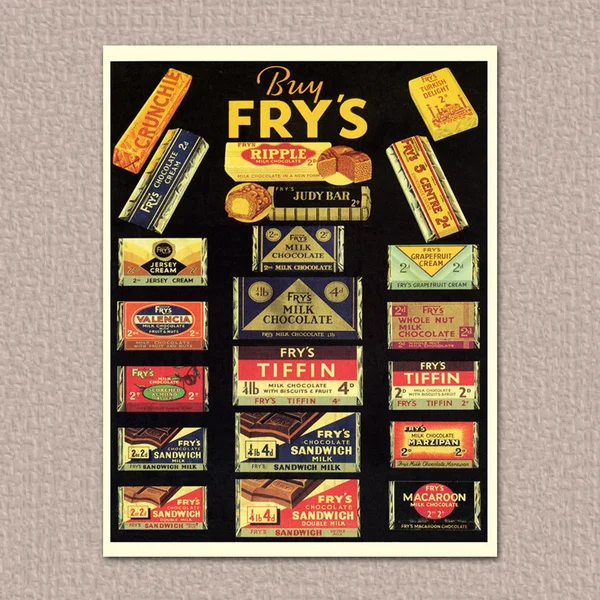 

Buy Fry's Chocolate Cocoa Vintage Advertising Tin Sign Metal Sign Metal Poster Metal Decor Metal
